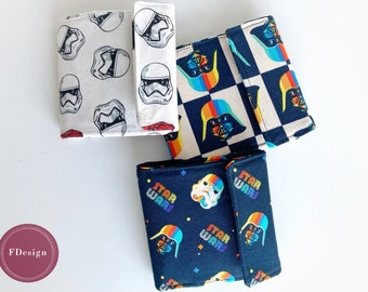 Cartera Star Wars | Billetera | Monedero | Darth Vader | Stormtroopers | para dinero y tarjetas | Regalo para niño | Cinema