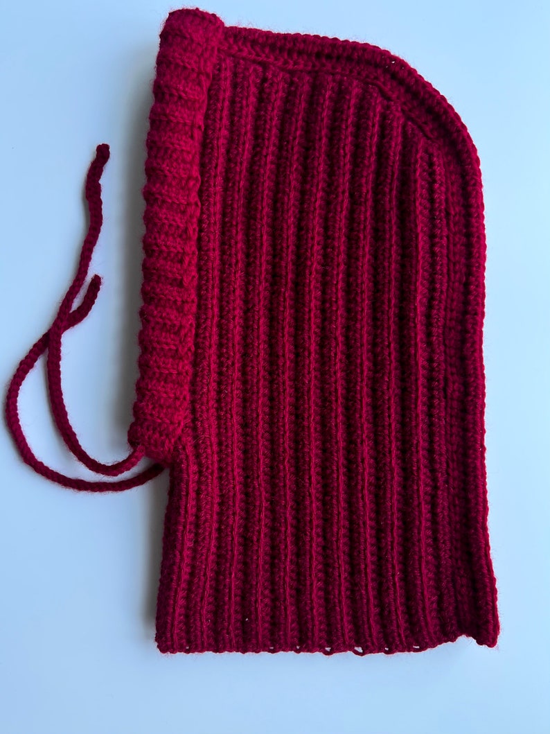 The Ribby Balaclava Crochet Pattern digital Balaclava Hood Etsy