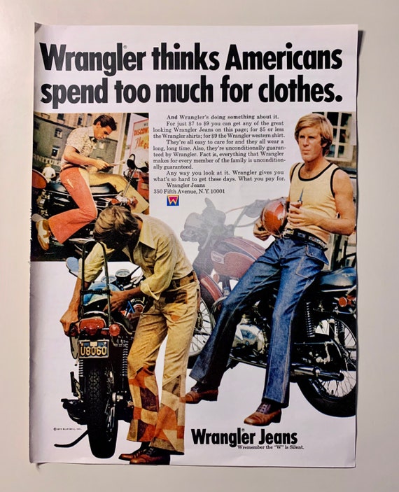 Vintage Wrangler Jeans Advertisement From the April 1972 Issue - Etsy