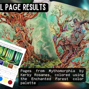 Fantasy Color Palette Bundle | Magical Color Schemes for Adult Coloring ...
