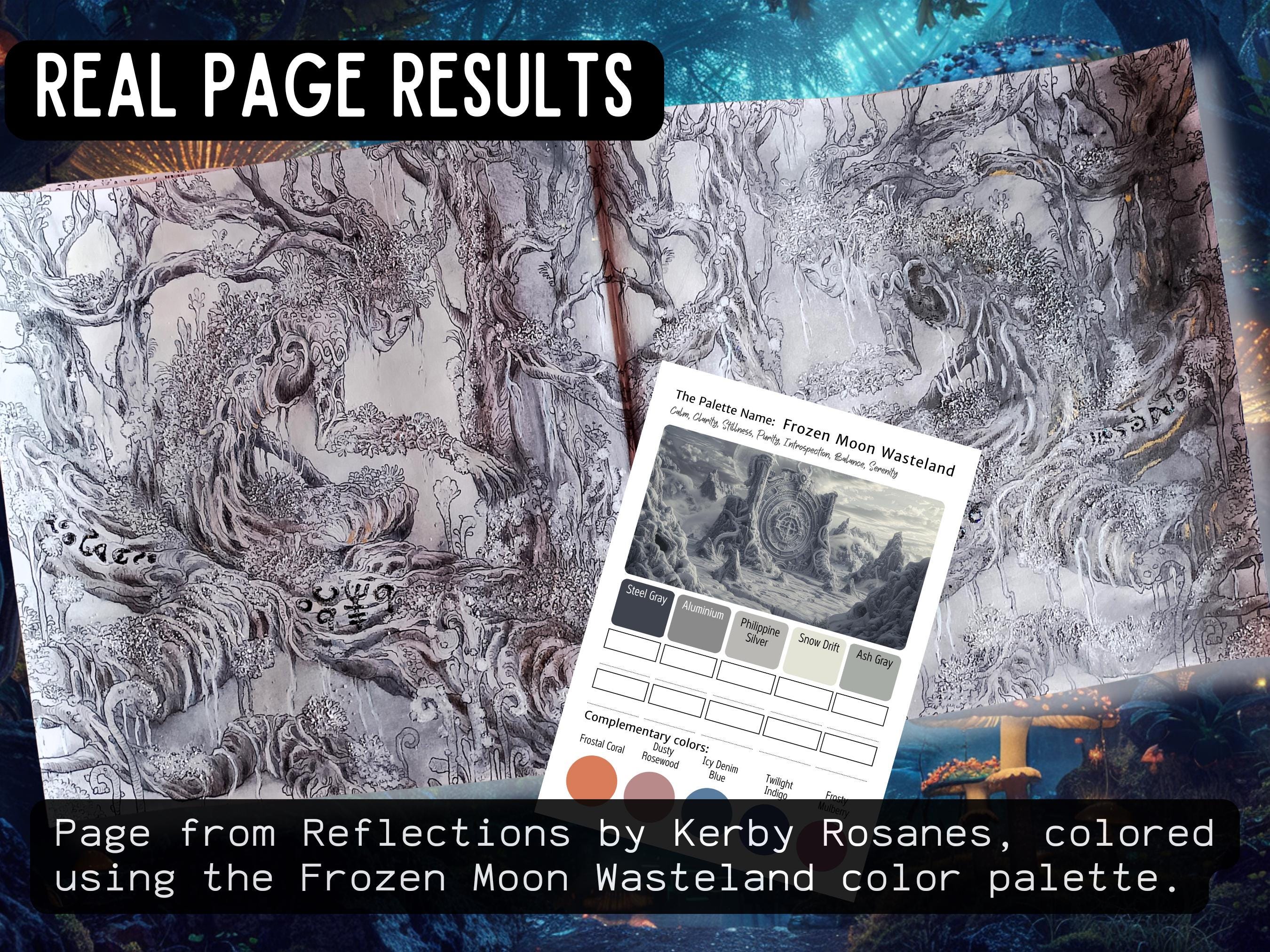 Alien Color Palette Bundle | Sci-fi Color Schemes for Adult Coloring ...