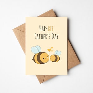 Hap-Bee Festa del papà Papà, Biglietto carino per la festa del papà, Biglietto giocoso per la festa del papà dalla figlia, Biglietto irlandese per la festa del papà, Biglietto per la festa del papà dal figlio