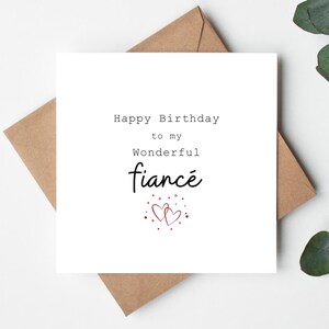 Feliz aniversário para meu noivo maravilhoso, cartão de aniversário para noivo, cartão de aniversário para noivo irlandês, cartão de aniversário para futura esposa, para futuro marido