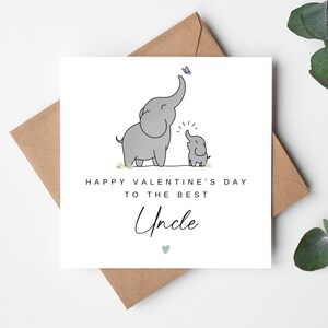 Glücklicher Valentinstag für den besten Onkel Karte, Valentinstagskarte für den besten Onkel, Onkel Valentinstag Karte, Onkel Valentinstag Karte, Onkel Karte