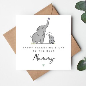 Glücklicher Valentinstag zur besten Mama-Karte, Valentinstagskarte für beste Mutter, Mammy-Valentinstagskarte, Mam-Valentinstagskarte, personalisierte Karte