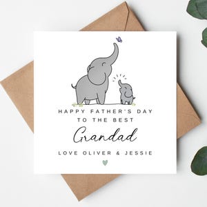 Feliz Dia dos Pais para o Melhor Cartão Avô, Cartão de Dia dos Pais para o Melhor Avô, Cartão de Dia dos Pais para o Avô, Cartão Personalizado Dia dos Pais