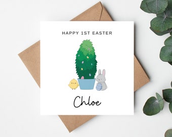 Personalised Happy 1st Easter Card, Irish Easter Card, First Easter Card for Daughter, First Easter Card for Son, Easter Card for Daughter