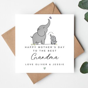 Biglietto di auguri per la festa della mamma alla nonna migliore, biglietto per la festa della mamma per la nonna migliore, biglietto per la festa della mamma per la nonna, biglietto personalizzato per la festa della mamma
