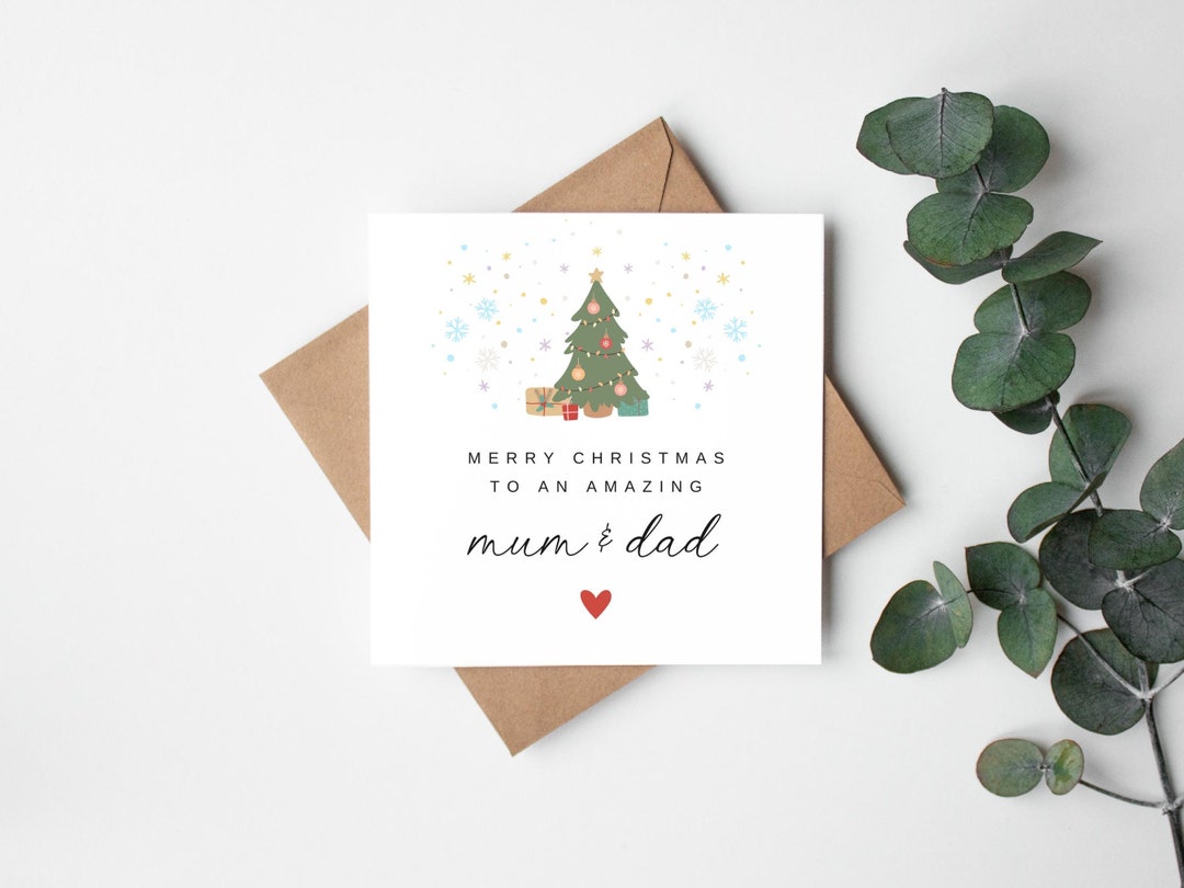 Christmas Card For An Amazing Mum & Dad - View #6