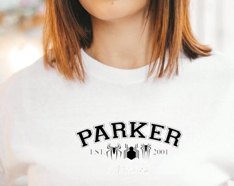 Parker Est 2001 T-shirt, Spiderman Avengers Tee