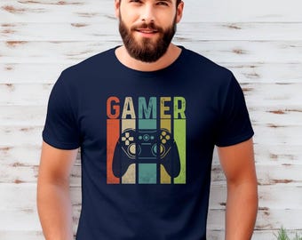 Gamer Dad Shirt, Funny Gamer T Shirt, Cool Dad Gaming Tee, Retro Gaming Gift, 1st Fathers Day, New Dad Gift, Funny Daddy Gamer