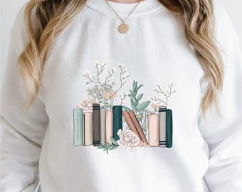 Book Hoodie, Book Lover Hoodie, Book Lovers Gift, Reading Hoodie, Bookworm Hoodie, Tea Lover Gift, Tea Lover Gifts, Bookish Hoodie, Book Top