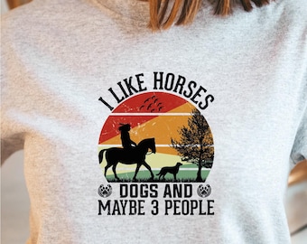 I Like Horses Shirt, Gift For Horse Owner Tee, Girls Horse Shirt, Horse Lover Shirt, Farmer Shirt, Horse Gift Tee