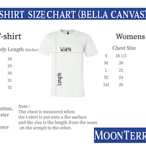 a t - shirt size guide for a women's t - shirt