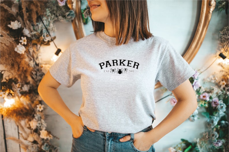 Parker Est 2001 T-shirt, Spiderman Avengers Tee image 4