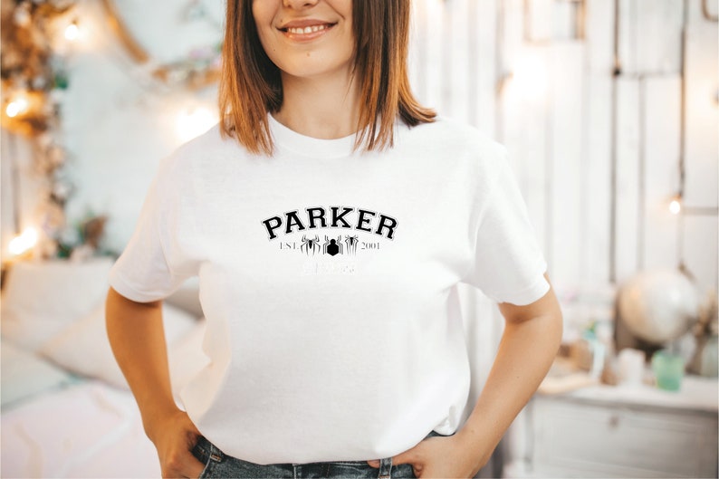 Parker Est 2001 T-shirt, Spiderman Avengers Tee image 1