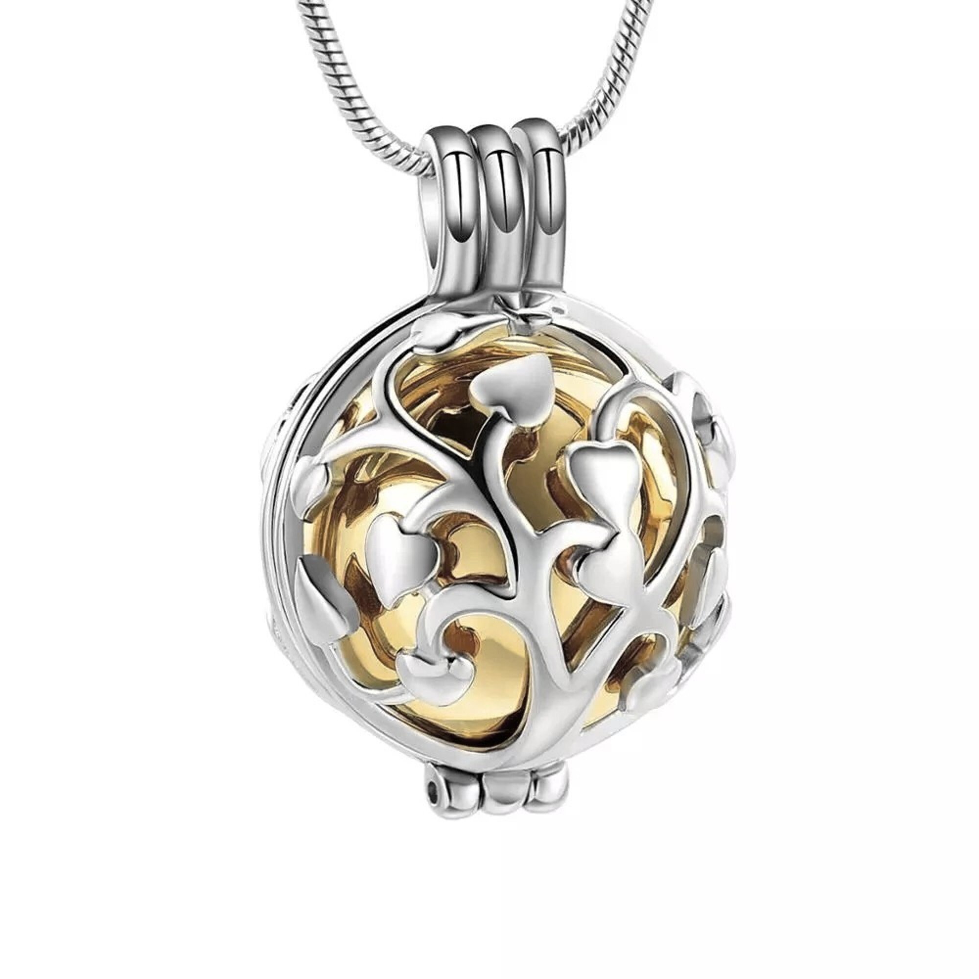 Tree Of Life Locket Silver Gold Cremation PENDANT For Ashes Ash Holder Urn NECKLACE Keepsake Stainless Steel Jewellery Memorial Remembrance Etsy