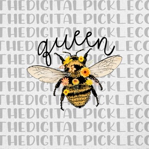 Queen Bee PNG Clipart & digital download