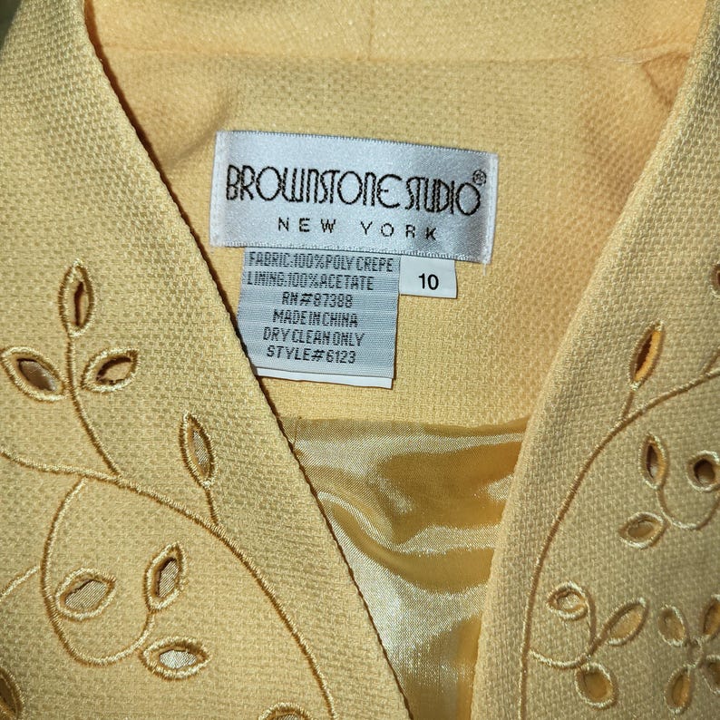 BROWNSTONE Studio New York Retro 70's Blazer & Skirt Etsy