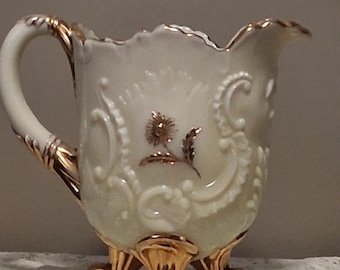 Northwood Louis XV Water Pitcher Early American Pattern - Flouresces