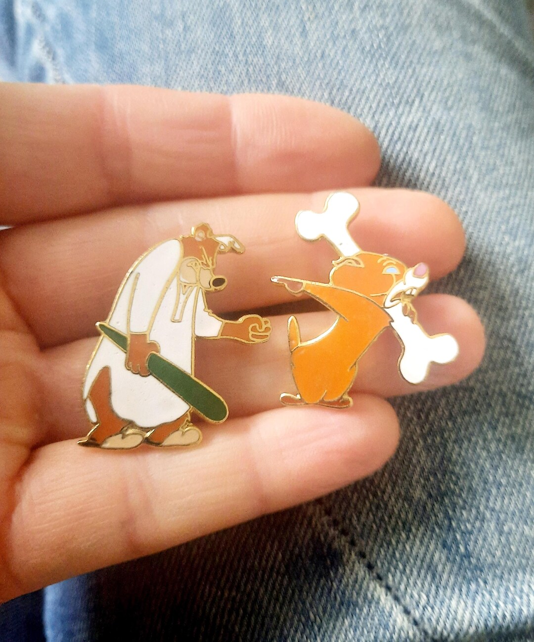 Vintage Pin From the 80s/90s, Tex Avery Cartoon, Several Models, Demons ...