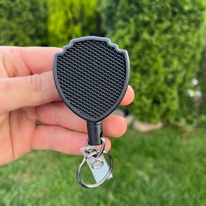 Bobine de badge rétractable en fil d'acier haut de gamme - Porte-clés polyvalent pour le travail et l'aventure