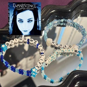 Evanescence Albums 3 Bracelet Set (Fallen, Open Door, Self-Titled, Bitter Truth)