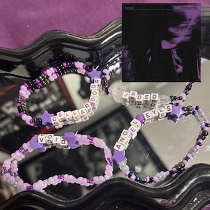 Spiritbox Albums 3 Bracelet Set (Tsunami Sea, The Fear Of Fear, Eternal Blue, Rotoscope)