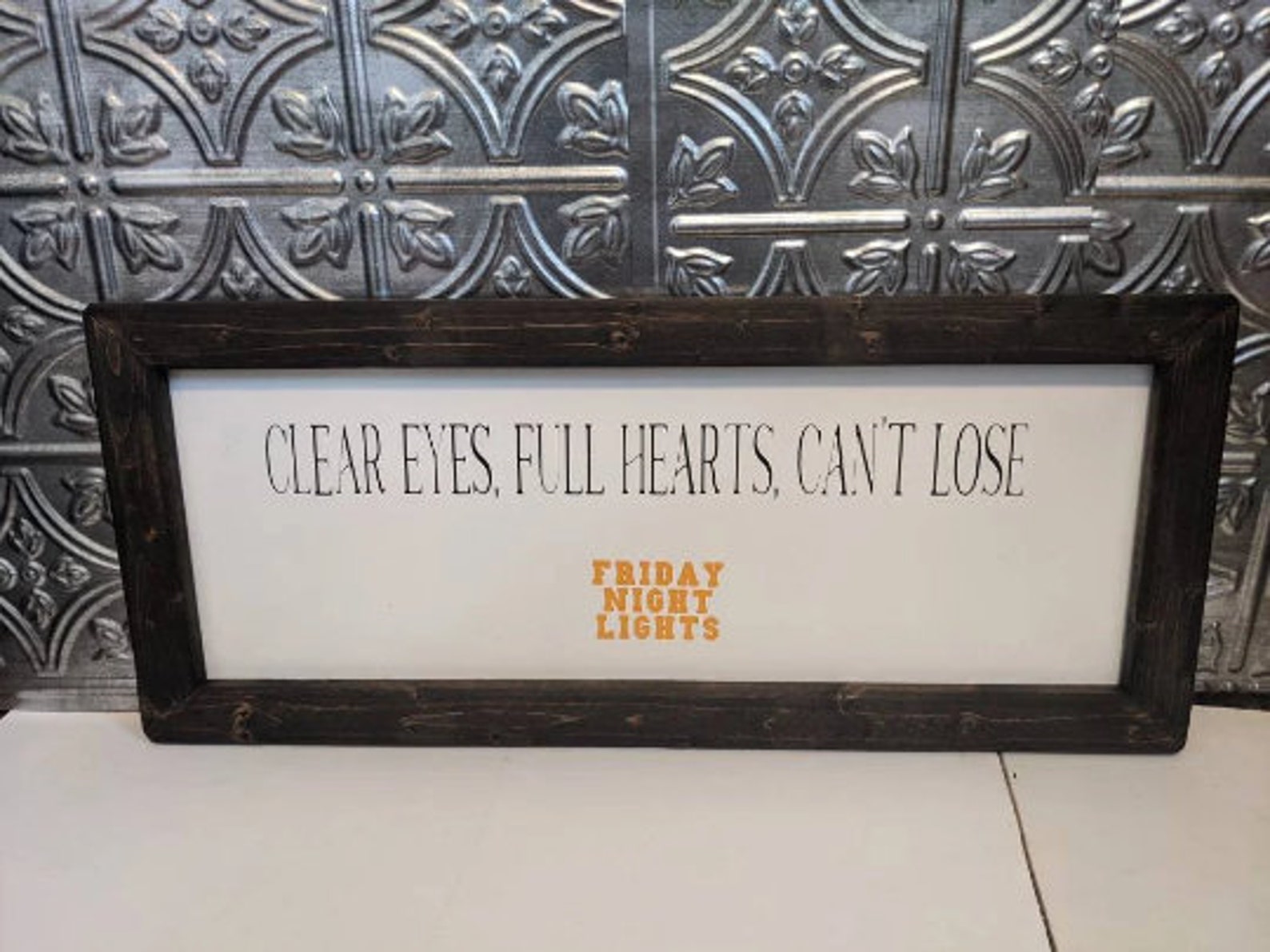 Clear Eyes Full Heart Can't Lose/ Friday Night Lights Etsy