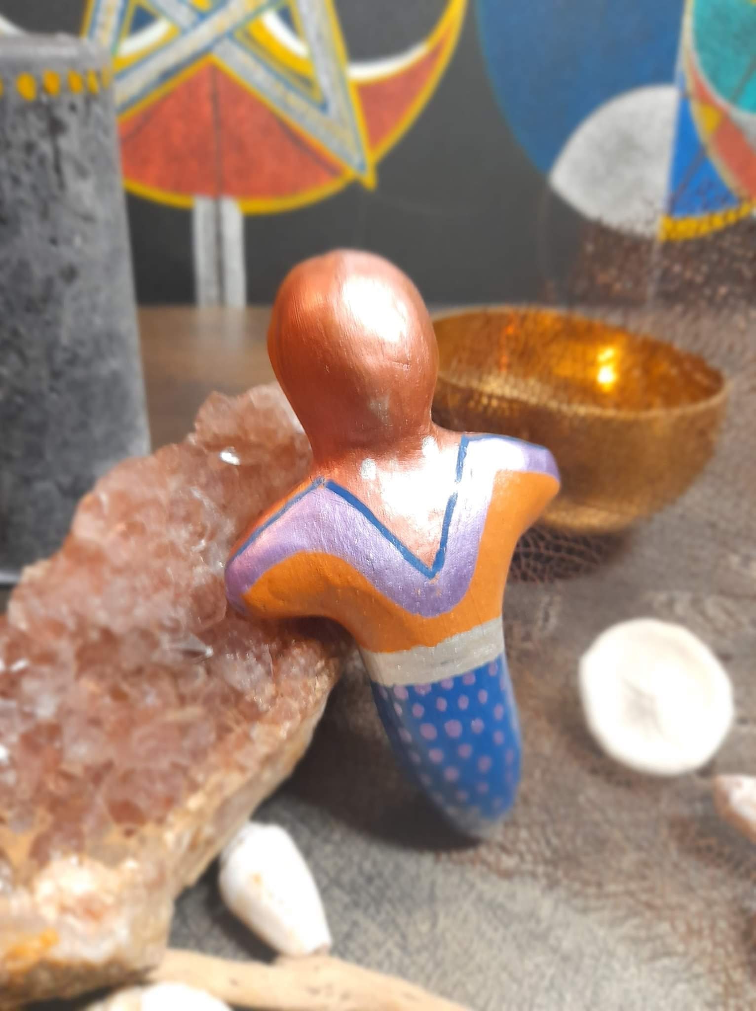 Poupée Amulette, Unique, Pop Wicca