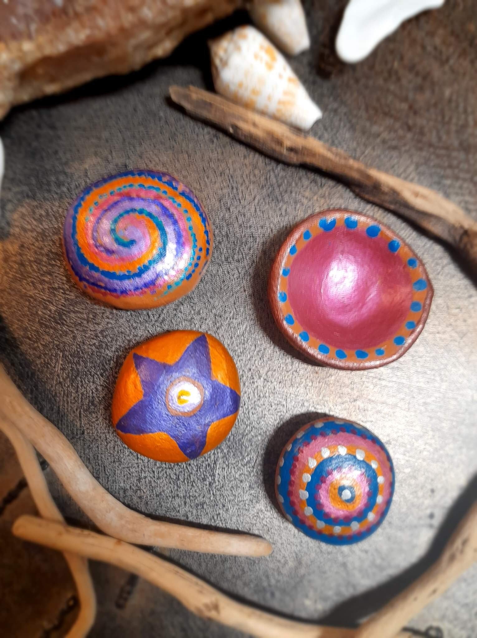 Lot D Amulettes+ 1 Mini Coupelle Collection Pop Wicca