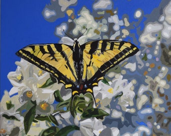 Butterfly_Yellow Swallowtail_Giclee Print: "Lofty Aspirations" Variety of Sizes