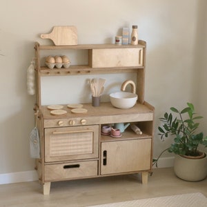 Muebles de cocina de madera para niñas best sale