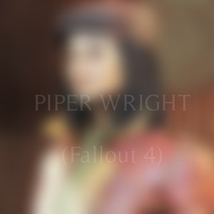 ESPECIALISTA: carta inspirada em Piper Wright (Fallout 4)