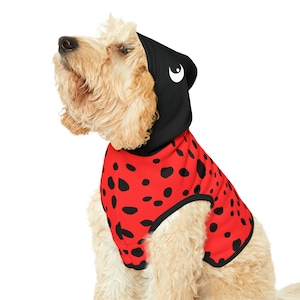 lady bug cat costume  / Ladybug dog Costume - Pet Hoodie - Pet Halloween Costume