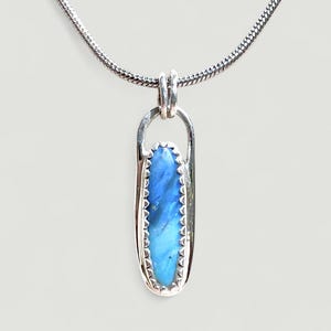 Australian Opal Necklace, Australian Boulder Opal Necklace, Sterling Silver Opal Necklace, Opal Jewelry, Boulder Opal Jewelry, October Opal