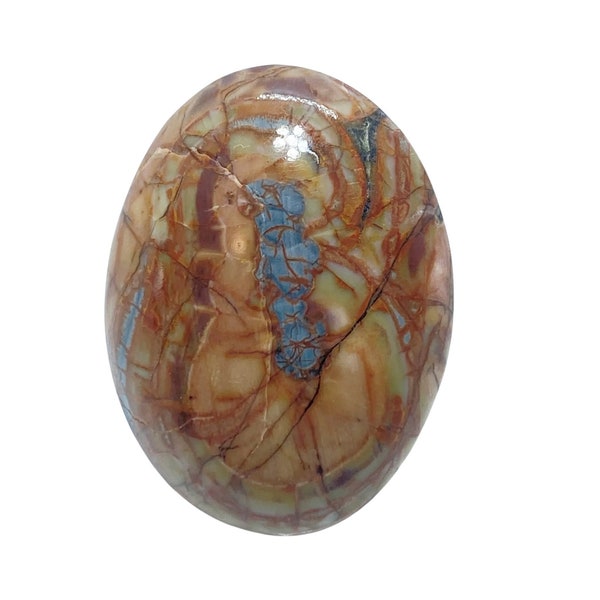 Cold Mountain Thunderegg Cabochon / Jasper Thunderegg Cabochon / Blue Jasper / Green Jasper