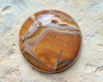 Cabochon Thunderegg di Cold Mountain, Cabochon Thunderegg di diaspro, Materiali per la creazione di gioielli, Pietre per avvolgimento del filo, Lavorazione dell'argento, Thunderegg