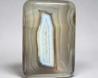 Cabochon di agata poliedrica, cabochon di agata fasciata, agate sciolte, quadrato, rettangolare, agata brasiliana, Brasile, poliedroide, poliedro, poli