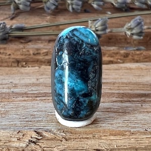 Natuurlijk spinnenwebturquoise cabochon, blauw turkoois, los, turkoois voor sieraden maken, wolkbergturkoois, groen turkoois
