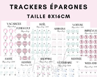 EPARGNES à thème, épargnes, challenges, Blush Budget | A6