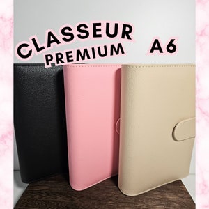 Classeur premium A6 challenge économies, épargnes, budget planner, A6 Blush Budget imagen 1