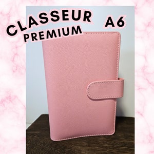 Classeur premium A6 challenge économies, épargnes, budget planner, A6 Blush Budget Rose