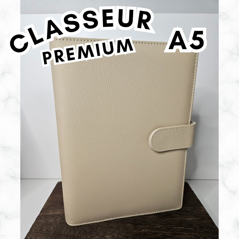 Classeur premium A5 challenge économies, épargnes, budget planner, A5 Blush Budget image 3