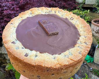 20cm Whole cookie pie  | Biscoff, nutella, kinder or peanut| foodie gifts