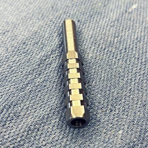 Stainless Steel Hex One Hitter Pipe