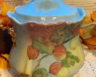 Vintage RS Prussia, Cracker or Biscuit Jar, Marked RS Prussia.