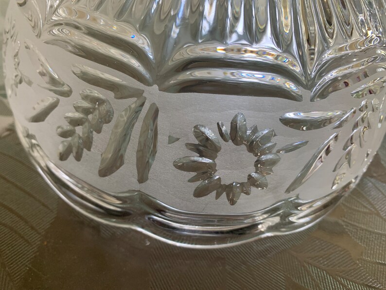 Bol en cristal vintage Zajecar vintage image 8