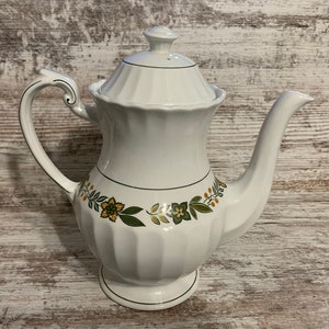 G & J Meakin Classic White Teapot