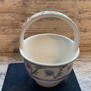 Vintage Ceramic Basket ZRIKE Portugal